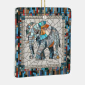 Niedliche Elefantenkunst Keramikornament (Rechts)