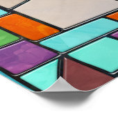 Niedliche Elefantenkunst Poster (Ecke)