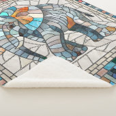 Niedliche Elefantenkunst Sherpadecke (3/4)