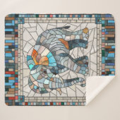 Niedliche Elefantenkunst Sherpadecke (Vorderseite (Horizontal))