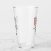 Niedliche Elefantenliebhaber fügen Glass hinzu Glas (Links)