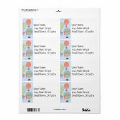 Niedliche Elefantenreiten Heißluftballons steigen (Vorne)