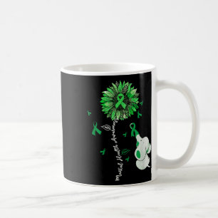 Niedliche Elefantensonnenblume Psychische Gesundhe Kaffeetasse
