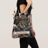 Niedliche Elegant Boho Think Kindness Cat Tasche (Von Nahem)