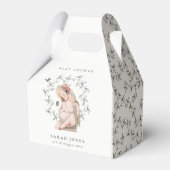 Niedliche Elegant Expectant Women Foliage Baby Dus Geschenkschachtel (Rückseite)