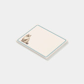 Niedliche Elegant Ragdoll Cat Post-it Klebezettel (angewinkelt)