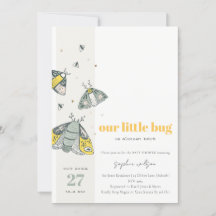Niedliche Elegant Yellow Gray Little Bug Baby Dusc