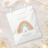 Niedliche elegante Blush Blue Heart Rainbow Baby D Geschenktütchen (Ausgeschnitten)