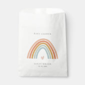 Niedliche elegante Blush Blue Heart Rainbow Baby D Geschenktütchen (Vorderseite)