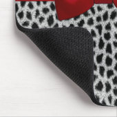Niedliche, elegante Leopardenhaut Mousepad (Ecke)