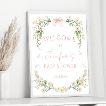 Niedliche Elegante Rosa Bläserbaby Girl Dusche Her