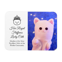 Niedliche Elegante Script Beruflich Royal Plushie Magnet