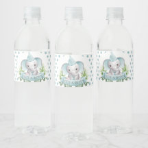 Niedliche Elephant Baby Boy Babydusche