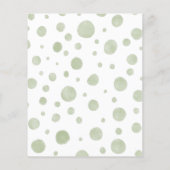 Niedliche Elephant Baby Dusche Einladung (Rückseite)