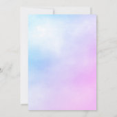 Niedliche Elephant Baby Dusche Einladung (Rückseite)