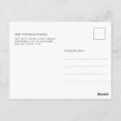 Niedliche Elephant Baby Dusche Einladung Postkarte (Rückseite)