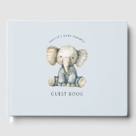 Niedliche Elephant Baby Dusche Gästebuch