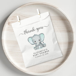 Niedliche Elephant Baby Dusche Vielen Dank Geschenktütchen