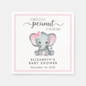 Niedliche Elephant Baby Girl Dusche Serviette (Vorderseite)