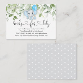 Niedliche Elephant Baby Shower Books for Baby Begleitkarte