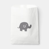 Niedliche Elephant Baby Showtaschen Geschenktütchen (Vorderseite)