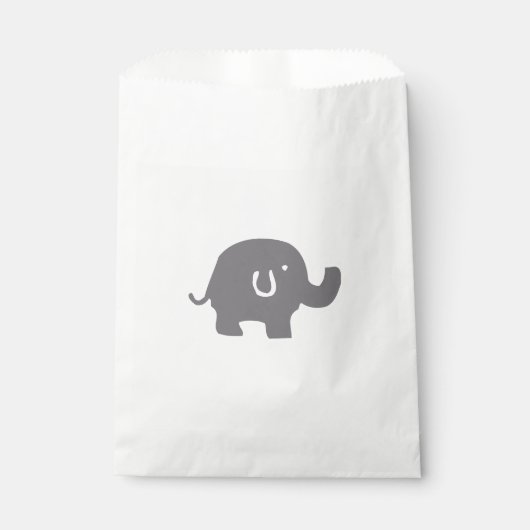 Niedliche Elephant Baby Showtaschen Geschenktütchen (Vorderseite)