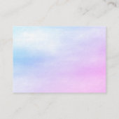 Niedliche Elephant-Babydusche Begleitkarte (Rückseite)