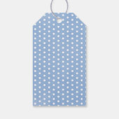 Niedliche Elephant Boy Blue Baby Duschgeschenke Ta Geschenkanhänger (Rückseite)