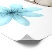 Niedliche Elephant Boy Girl Animal Print Poster (Ecke)