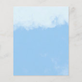 Niedliche Elephant Budget Boy Baby Dusche Einladun (Rückseite)