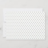 Niedliche Elephant Green Punkt Babydusche Einladung (Rückseite)