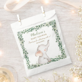Niedliche Elephant Greenerge Gender Neutral Baby D Geschenktütchen