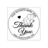 Niedliche Elephant Handmade Small Business Vielen  Gummistempel (Prägung)