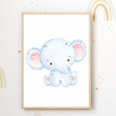 Niedliche Elephant Kinderzimmer Poster Kids Room D
