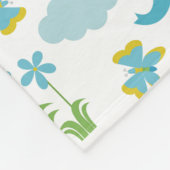 Niedliche Elephant Pattern Fleecedecke (Ecke)