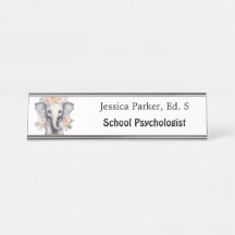 Niedliche Elephant School Psychologe Quotentherapi