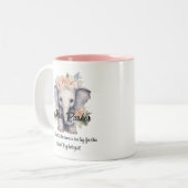 Niedliche Elephant School Psychologe Quotentherapi Zweifarbige Tasse (Vorderseite Links)
