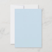 Niedliche Elephant Twin Boys Baby Dusche Dankeskarte (Rückseite)