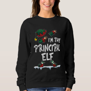 Niedliche Elf Dabbing auf Schnee Ich bin der Haupt Sweatshirt
