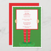 Niedliche Elf Fest Feiertag Einladung (Vorne/Hinten)