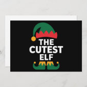 Niedliche Elf Matching-Familie Weihnachten (Vorne/Hinten)