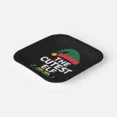 Niedliche Elf Matching-Familie Weihnachten Pappteller (Gewinkelt)