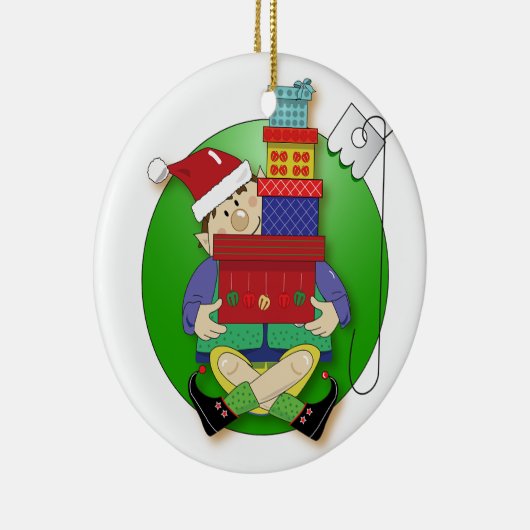 Niedliche Elf Personalizable Ornament (Rechts)