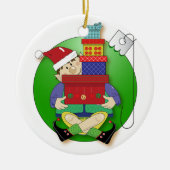 Niedliche Elf Personalizable Ornament (Vorne)
