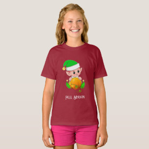 Niedliche Elf & Pumpkin Fall Saison T-Shirt