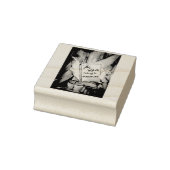 Niedliche Elf Reading Book Ownership Briefmarke Gummistempel (Stempel)