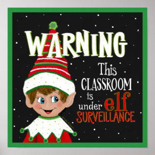 Niedliche Elf-Überwachung Poster