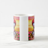 Niedliche Elfenkatze Kaffeetasse (Mittel)
