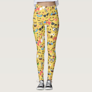 niedliche emoji Liebe hört Leggings