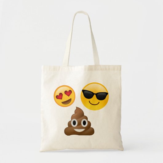 Niedliche Emoji Taschen-Tasche Tragetasche (Vorne)